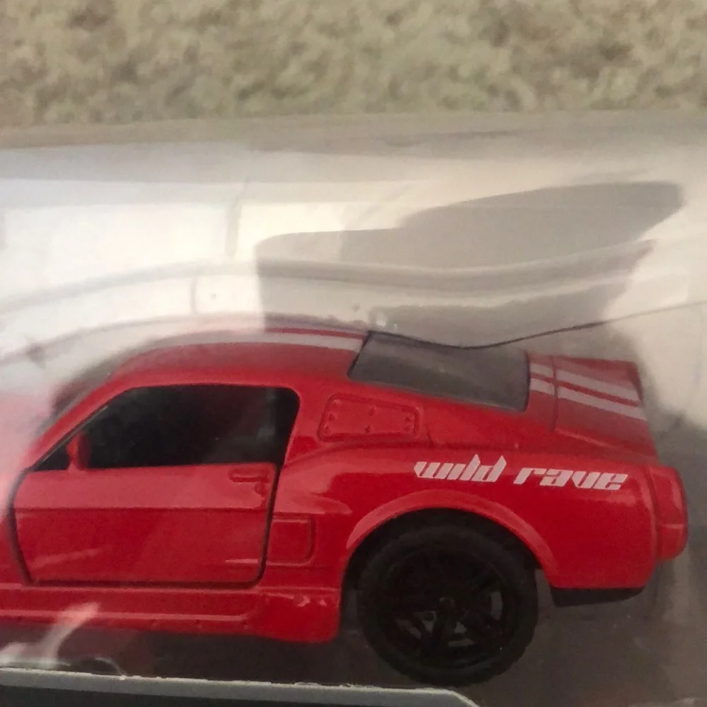 Red Mustang Toy Car